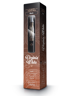 E-cigarette VIRGINIA WHITE Black Edition
