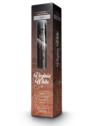 E-cigarette VIRGINIA WHITE Steel Edition